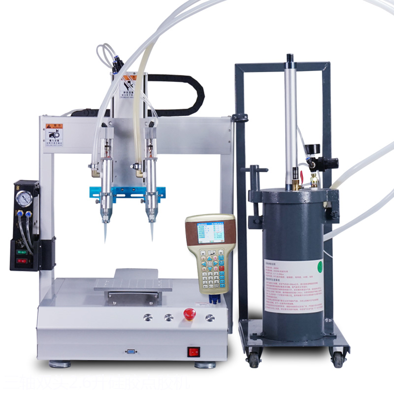 固科/Glueforce三軸雙頭壓力桶矽膠點膠機TZ-26GJ331S-午夜精品在线观看